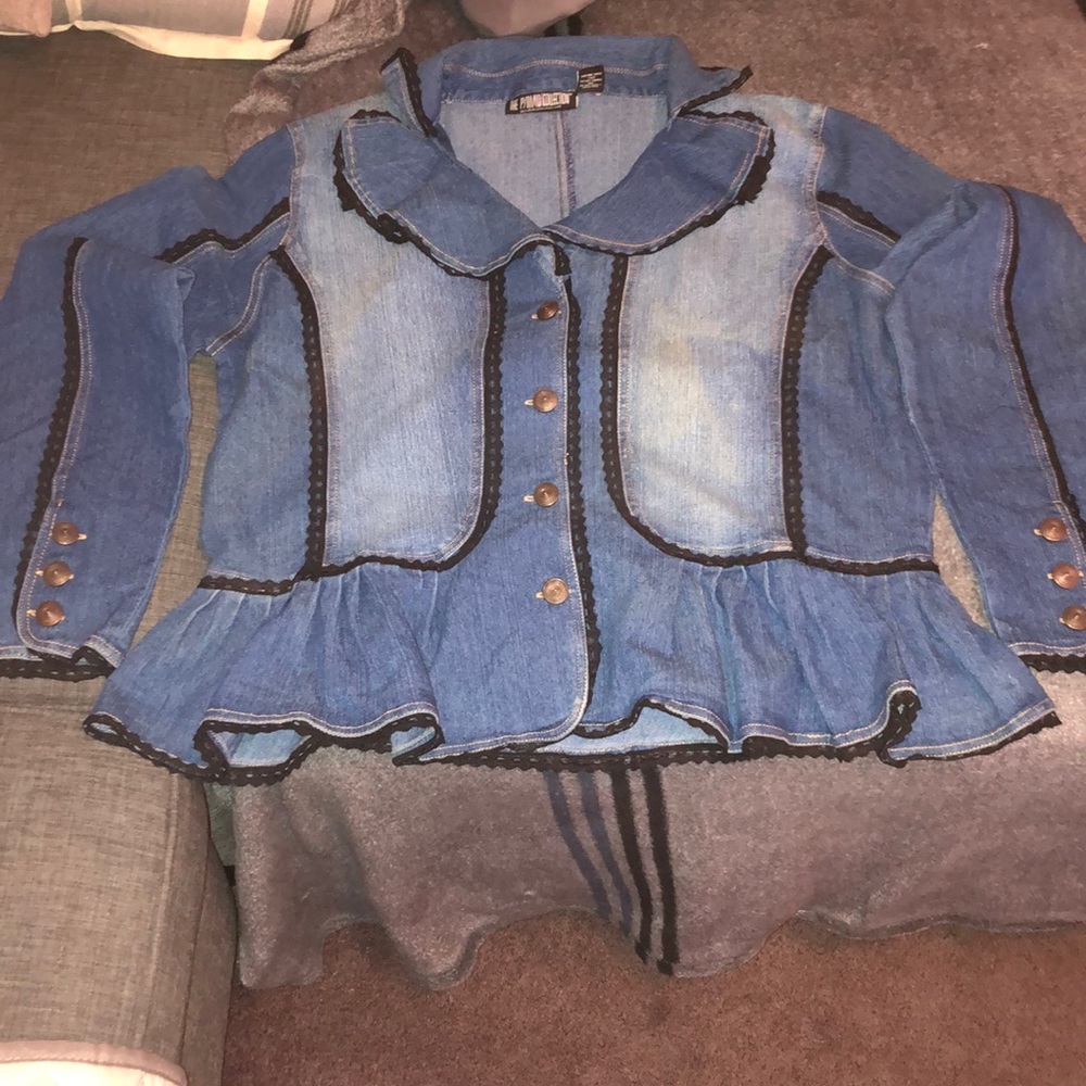 Jean blazer never worn